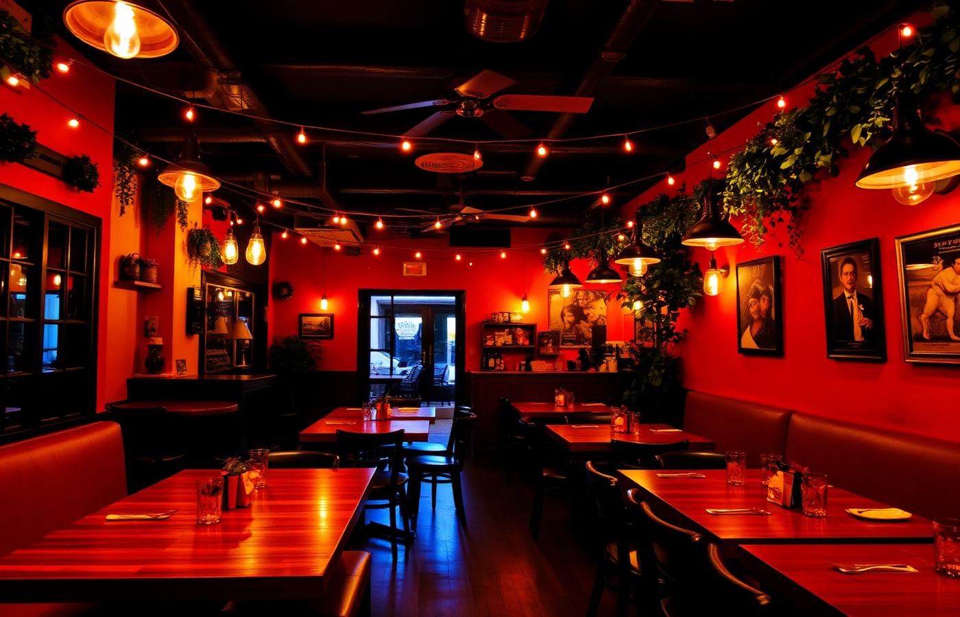 Inside Restaurante Latino
